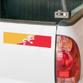 Autocollant De Voiture Drapeau du Bhoutan (Sur camion)