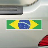 Autocollant De Voiture Drapeau du Brésil (En voiture)