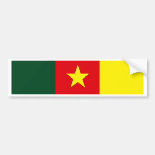 Autocollant De Voiture Drapeau du Cameroun