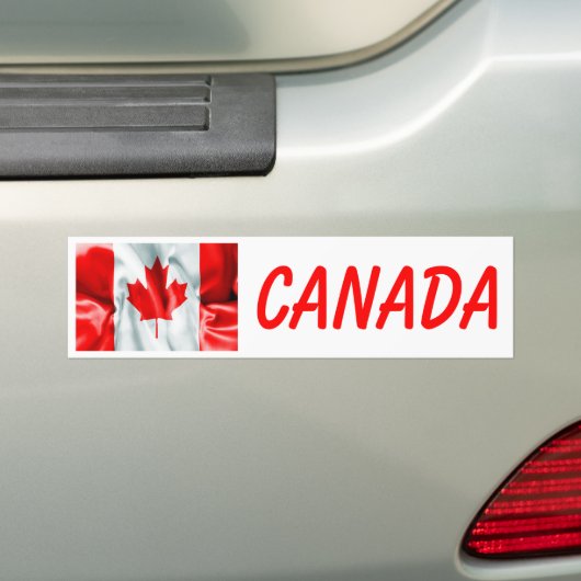 Autocollant De Voiture Drapeau du Canada (En voiture)