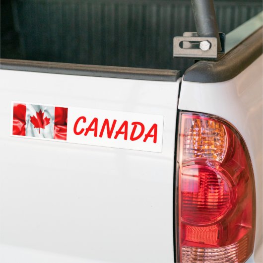 Autocollant De Voiture Drapeau du Canada (Sur camion)