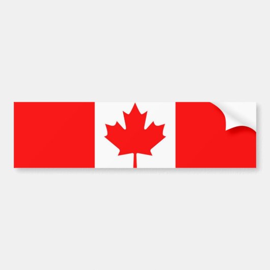 Autocollant De Voiture Drapeau du Canada (Devant)