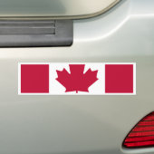 Autocollant De Voiture Drapeau du Canada (En voiture)