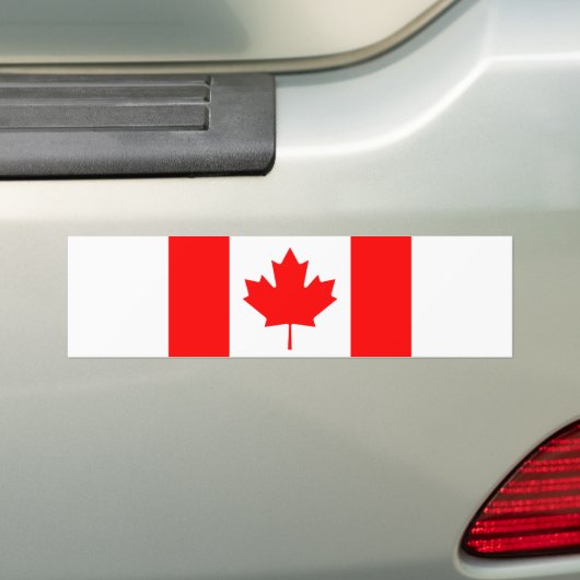 Autocollant De Voiture Drapeau du Canada (En voiture)