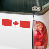 Autocollant De Voiture Drapeau du Canada (Sur camion)