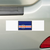 Autocollant De Voiture Drapeau du Cap Vert (En voiture)