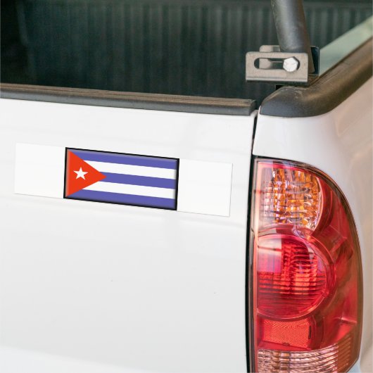 Autocollant De Voiture Drapeau du Cuba (Sur camion)