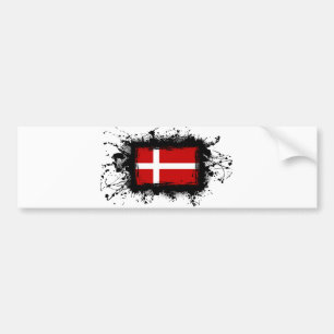 Autocollant De Voiture Drapeau du Danemark