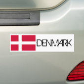 Autocollant De Voiture Drapeau du Danemark (En voiture)