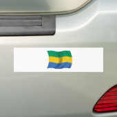 Autocollant De Voiture Drapeau du Gabon (En voiture)