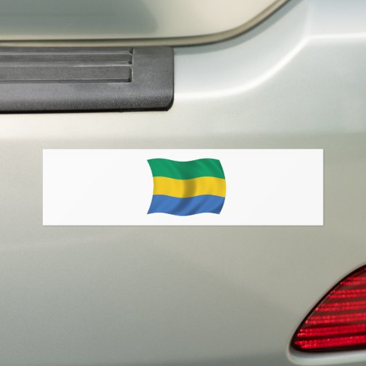 Autocollant De Voiture Drapeau du Gabon (En voiture)