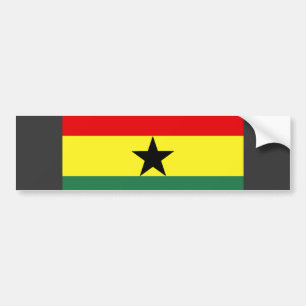 Autocollant De Voiture Drapeau du Ghana