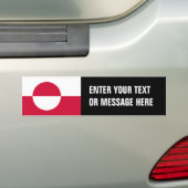 Autocollant De Voiture Drapeau du Groenland (En voiture)