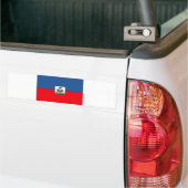 Autocollant De Voiture Drapeau du Haïti (Sur camion)