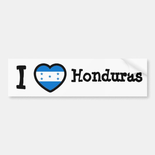 Autocollant De Voiture Drapeau du Honduras (Devant)