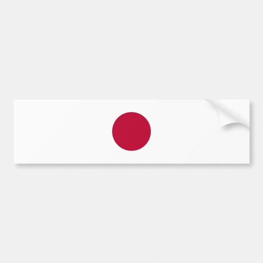 Autocollant De Voiture Drapeau du Japon (Devant)
