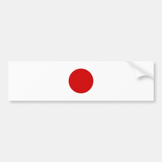 Autocollant De Voiture Drapeau du Japon (Devant)