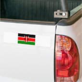 Autocollant De Voiture Drapeau du Kenya (Sur camion)