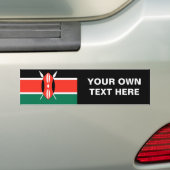 Autocollant De Voiture Drapeau du Kenya (En voiture)