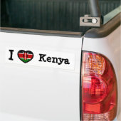 Autocollant De Voiture Drapeau du Kenya (Sur camion)