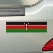 Autocollant De Voiture Drapeau du Kenya (En voiture)