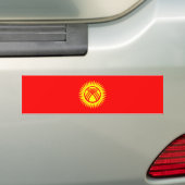 Autocollant De Voiture Drapeau du Kirghizistan (En voiture)