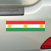 Autocollant De Voiture Drapeau du Kurdistan (En voiture)