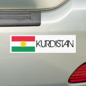 Autocollant De Voiture Drapeau du Kurdistan (En voiture)