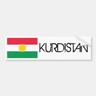 Autocollant De Voiture Drapeau du Kurdistan