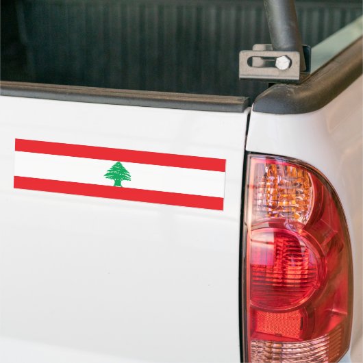 Autocollant De Voiture Drapeau du Liban (Sur camion)