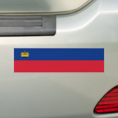Autocollant De Voiture Drapeau du Liechtenstein (En voiture)