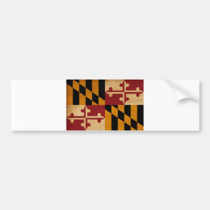Autocollant De Voiture Drapeau du Maryland