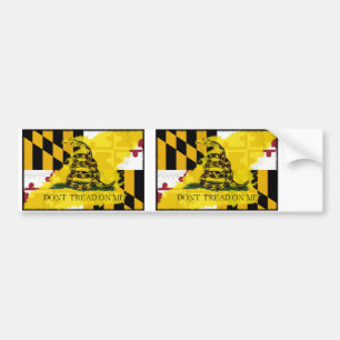 Autocollant De Voiture Drapeau du Maryland Gadsden