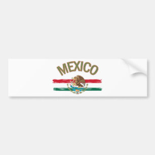 Autocollant De Voiture Drapeau du Mexique de Mexicain