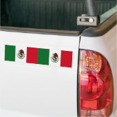 Autocollant De Voiture Drapeau du Mexique patriotique (Sur camion)