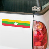 Autocollant De Voiture Drapeau du Myanmar (Sur camion)
