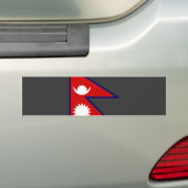 Autocollant De Voiture Drapeau du Népal (En voiture)