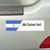 Autocollant De Voiture Drapeau du Nicaragua (En voiture)