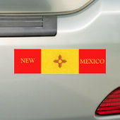 AUTOCOLLANT DE VOITURE DRAPEAU DU NOUVEAU MEXIQUE (En voiture)