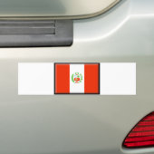 Autocollant De Voiture Drapeau du Pérou (En voiture)