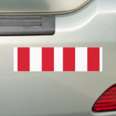 Autocollant De Voiture Drapeau du Pérou (En voiture)
