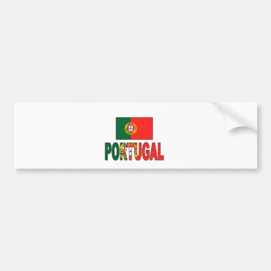 Autocollant De Voiture Drapeau du Portugal (Devant)