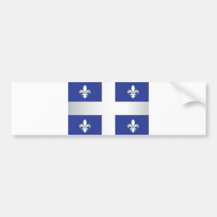 Autocollant De Voiture Drapeau du Québec
