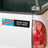 Autocollant De Voiture Drapeau du République démocratique du Congo (Sur camion)