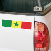 Autocollant De Voiture Drapeau du Sénégal (Sur camion)