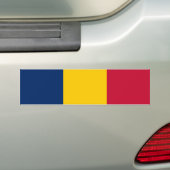 Autocollant De Voiture Drapeau du Tchad (En voiture)