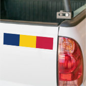 Autocollant De Voiture Drapeau du Tchad (Sur camion)