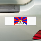 Autocollant De Voiture Drapeau du Thibet (En voiture)