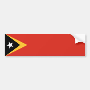 Autocollant De Voiture Drapeau du Timor oriental