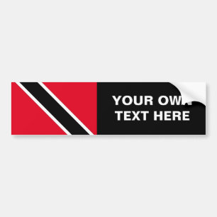 Autocollant De Voiture Drapeau du Trinidad-et-Tobago